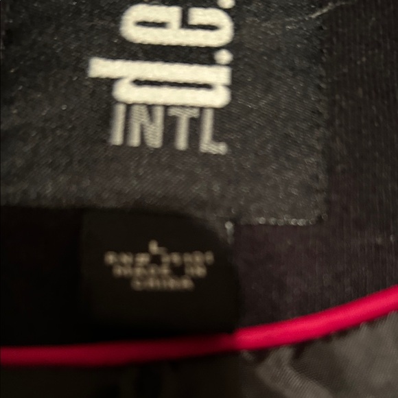 Dressy Black Zipper Coat - Picture 3 of 5